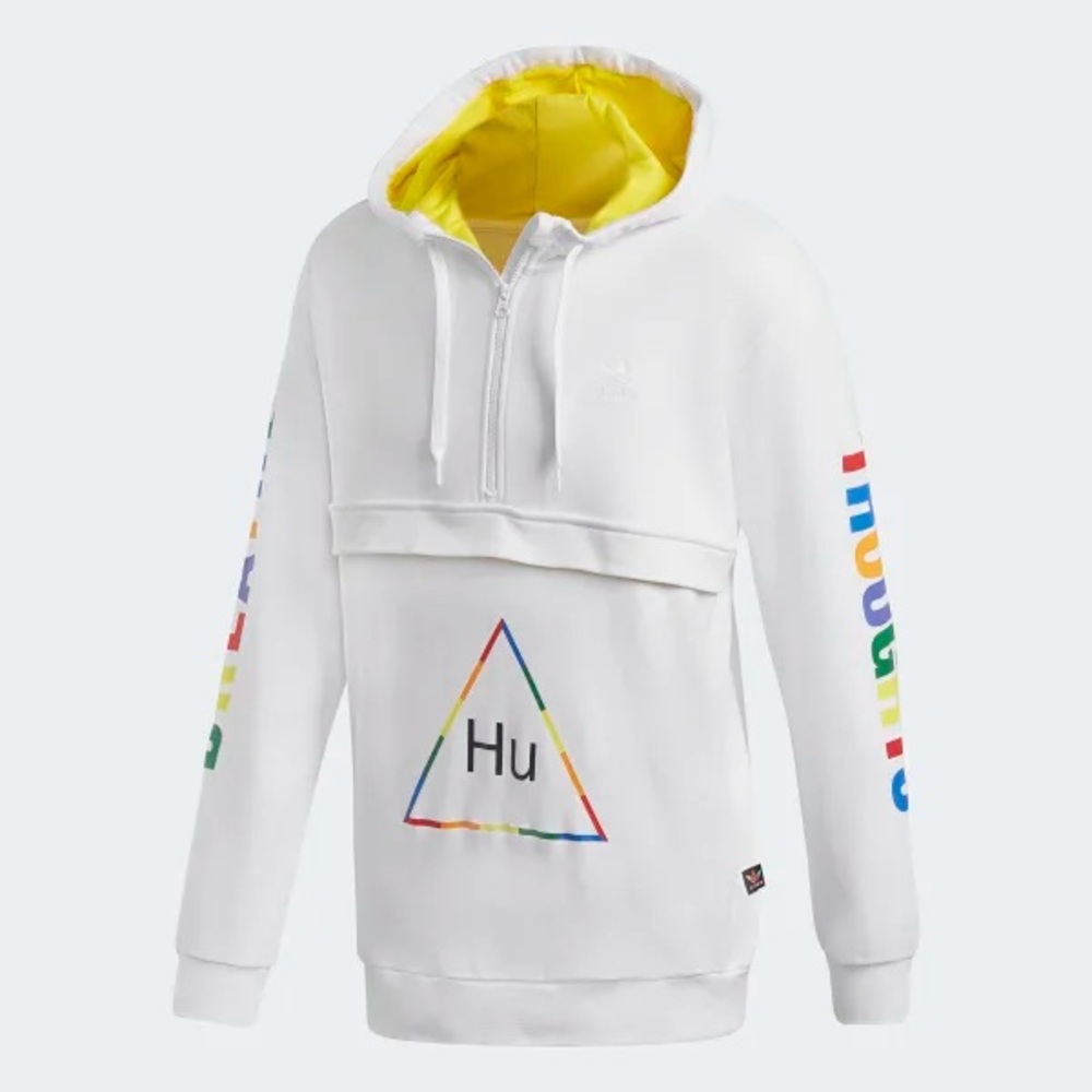 NWT Adidas HU hoodie adidas x Pharrell Williams 3 stripe human race  sweatshirt